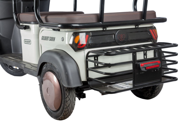 Электротрицикл Rutrike Gelbert Sarin 48V/60V 1000Вт коричнево-белый