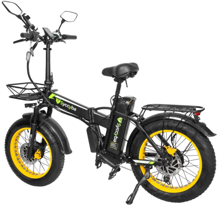 Электровелосипед SYCCYBA H1 (F10) DUAL 23AH желтый