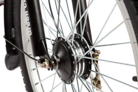 Велогибрид GREEN CITY e-ALFA GL Серый