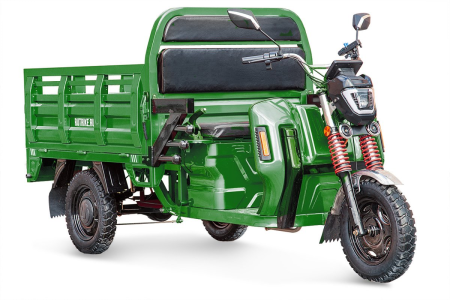 Грузовой электротрицикл Rutrike Антей PRO 1500 темно-зеленый
