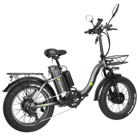 Электровелосипед Syccyba H2 DUAL серый