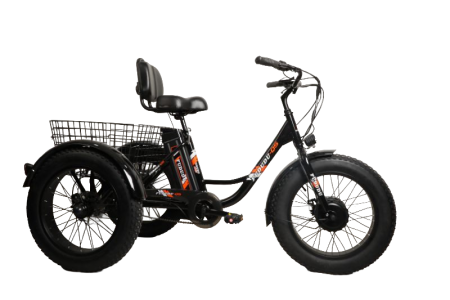 Электровелосипед трехколесный фэтбайк Fududu Q5 48V15Ah