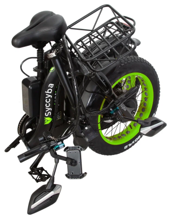 Электровелосипед Syccyba H2 (F11) DUAL 20AH зеленый