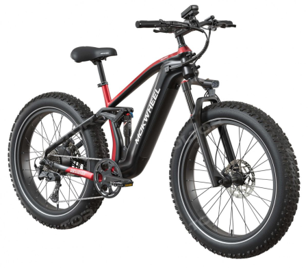 Электровелосипед MOKWHEEL OBSIDIAN 2.0 красный