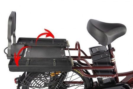 Велогибрид GREEN CITY e-ALFA LUX коричневый