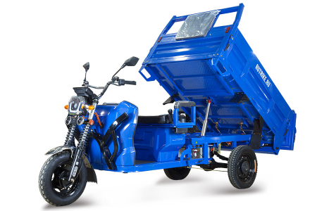 Грузовой электротрицикл Rutrike D5 1700 темно-синий