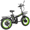 Электровелосипед SYCCYBA H1 (F10) DUAL 20AH зеленый