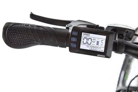 Велогибрид Eltreco XT 800 new сине-оранжевый