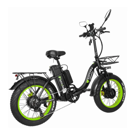 Электровелосипед Syccyba H2 DUAL зеленый