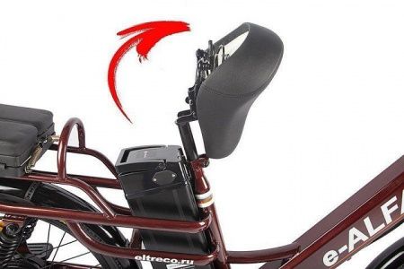 Велогибрид GREEN CITY e-ALFA LUX коричневый