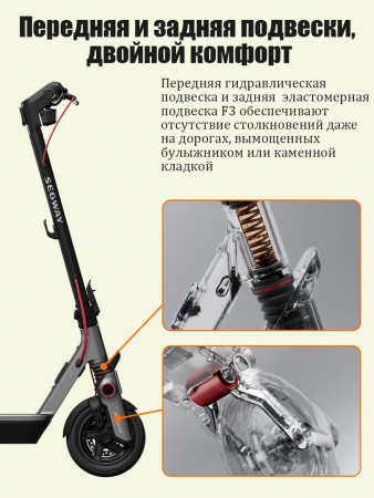 Электросамокат Ninebot Kickscooter F3 32 км/ч