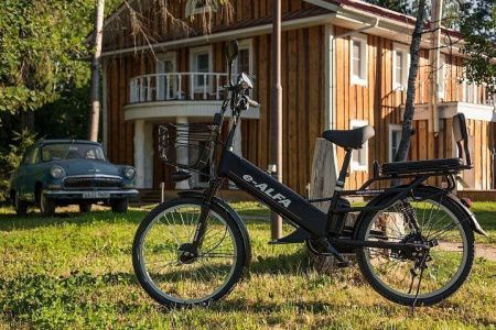 Велогибрид GREEN CITY e-ALFA GL Черный