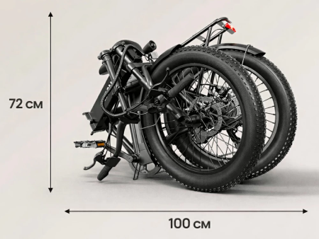 Электровелосипед QRONGE WATERFALL черный