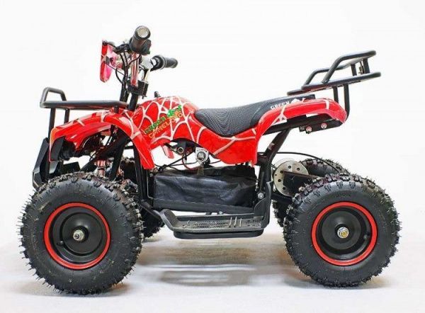 Квадроцикл GreenCamel Гоби K21 (30 Ah 36V 800W R6 Цепь) Красный паук